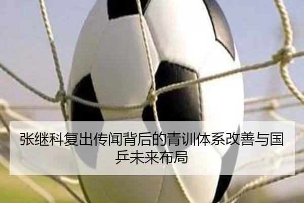 张继科复出传闻背后的青训体系改善与国乒未来布局
